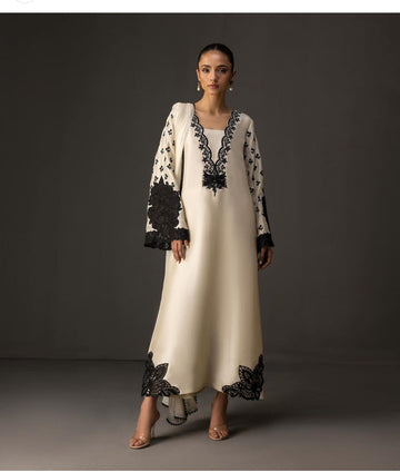 LULUSAR-SHEMOZ SILK 3 PIECE UNSTITCHED DRESS