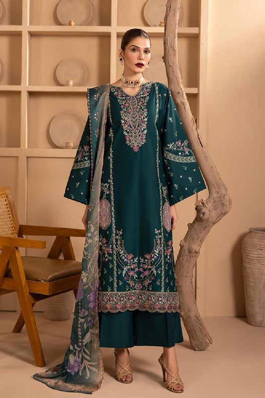 Batik Brand Most Popular Designs Premium Quality Dhanak Embroidery 3 Piece Unstitched Dress&nbsp;