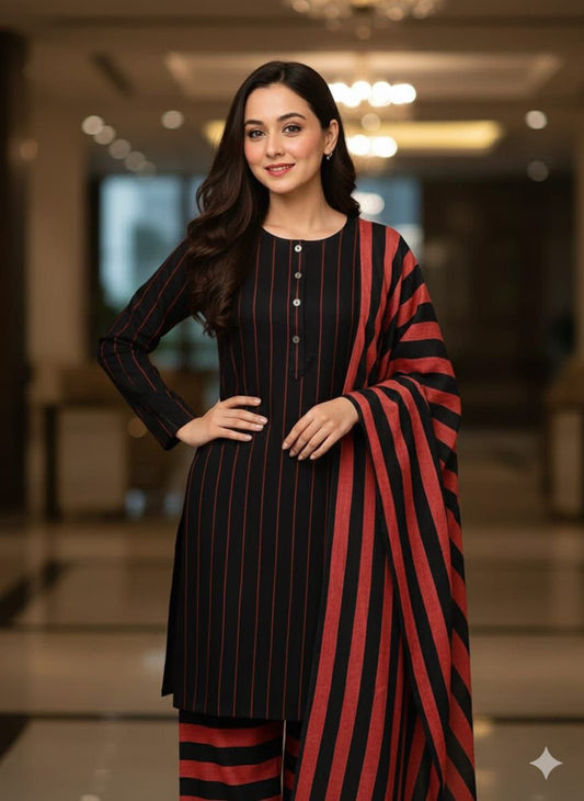 Hope Style Multani Khaddi Sussi 3 Piece Winter Collection