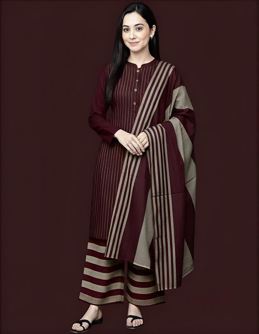 Hope Style Multani Khaddi Sussi 3 Piece Winter Collection