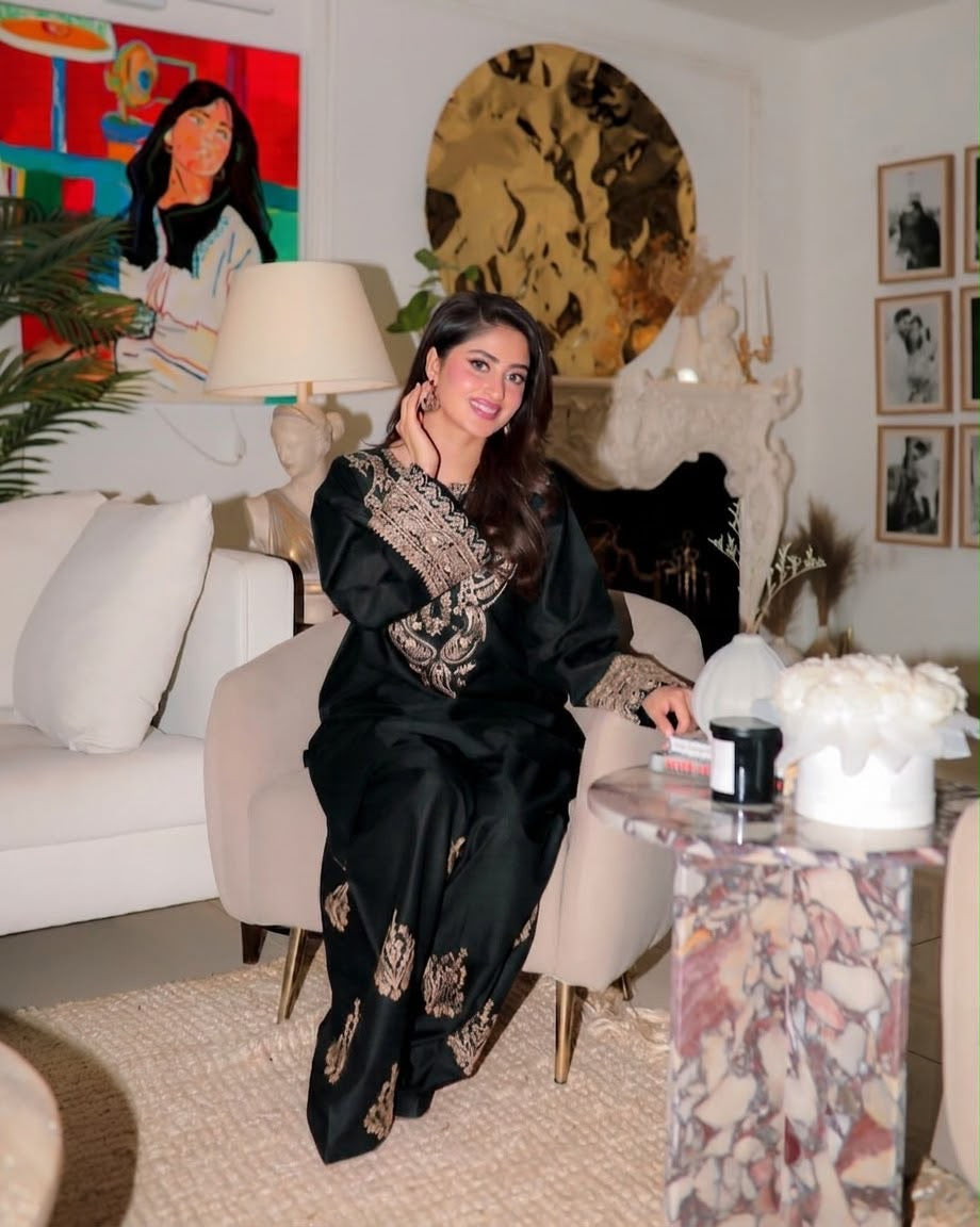 Shemoz Silk Most Beautiful Embroidery 2 Piece