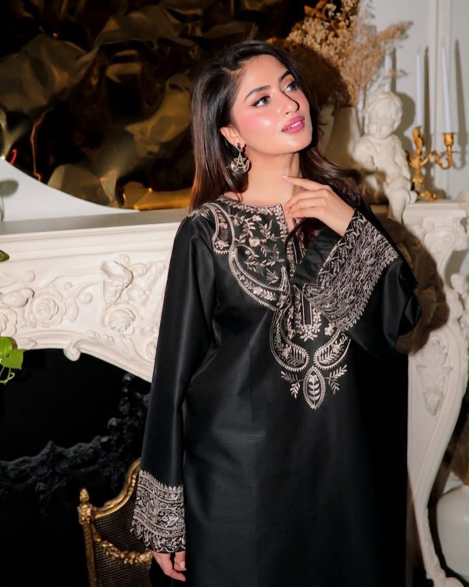 Shemoz Silk Most Beautiful Embroidery 2 Piece
