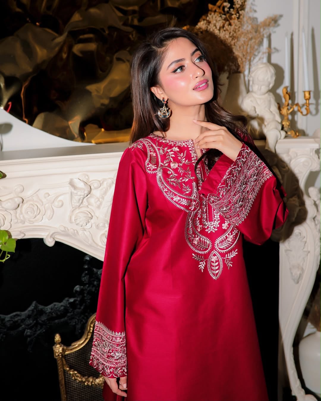 Shemoz Silk Most Beautiful Embroidery 2 Piece