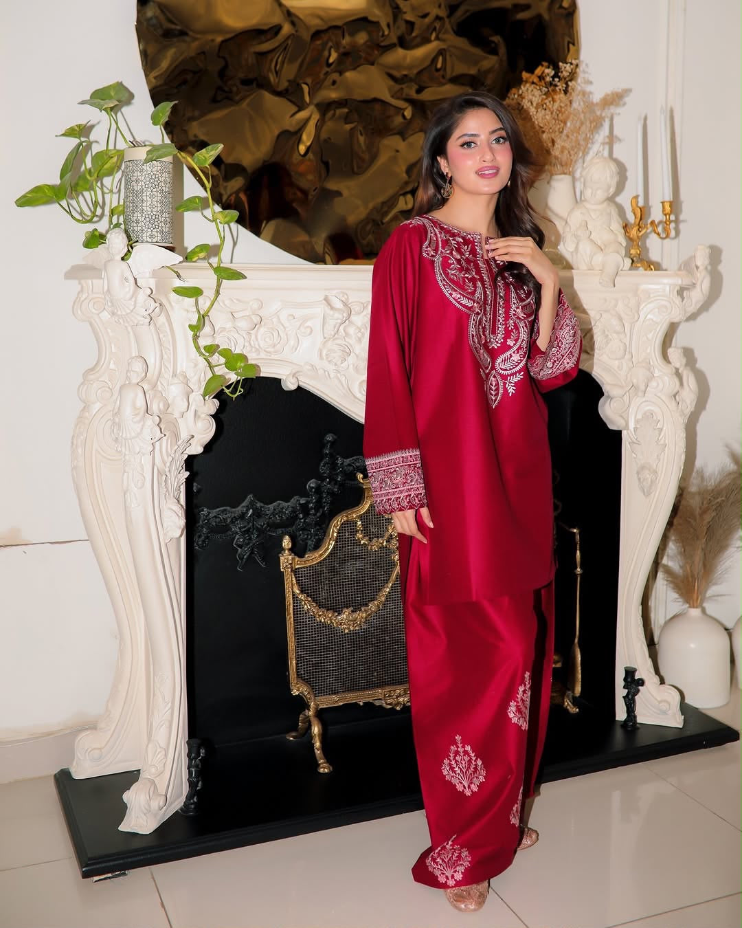 Shemoz Silk Most Beautiful Embroidery 2 Piece