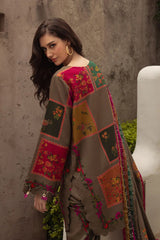 Shemoz Silk Printed With Printed Chiffon Dupatta 3 Piece