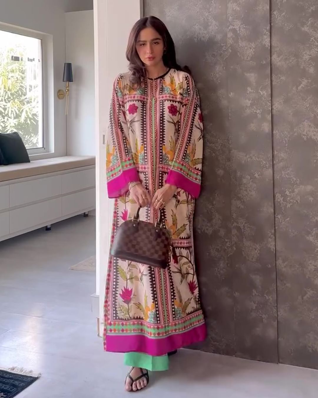 LULUSAR-SHEMOZ SILK 3 PIECE UNSTITCHED DRESS