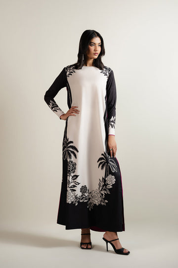 LULUSAR DIGITAL PRINTED 3PC SHAMOOZ SILK