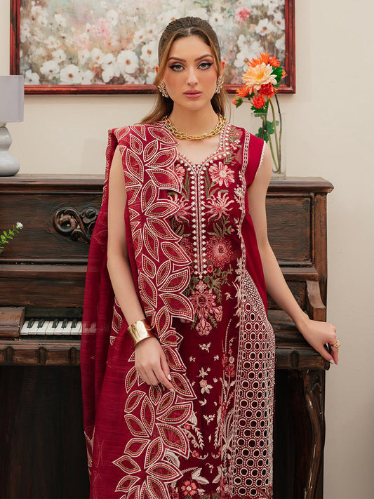 Mahnur Brand Luxury Premium Quality Most Popular Dhanak Fabric 3 Piece Unstitch Dress