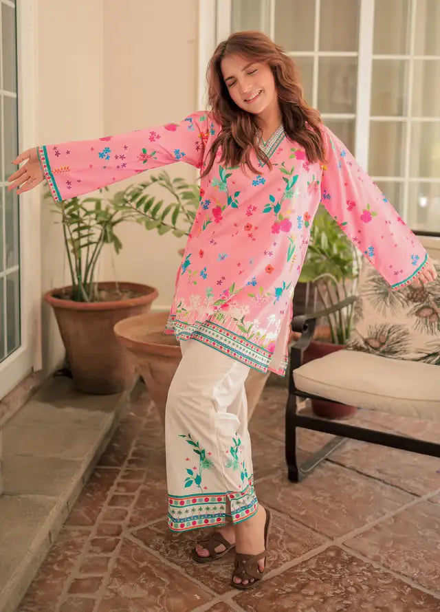 LULUSAR DIGITAL PRINTED 3PC SHAMOOZ SILK