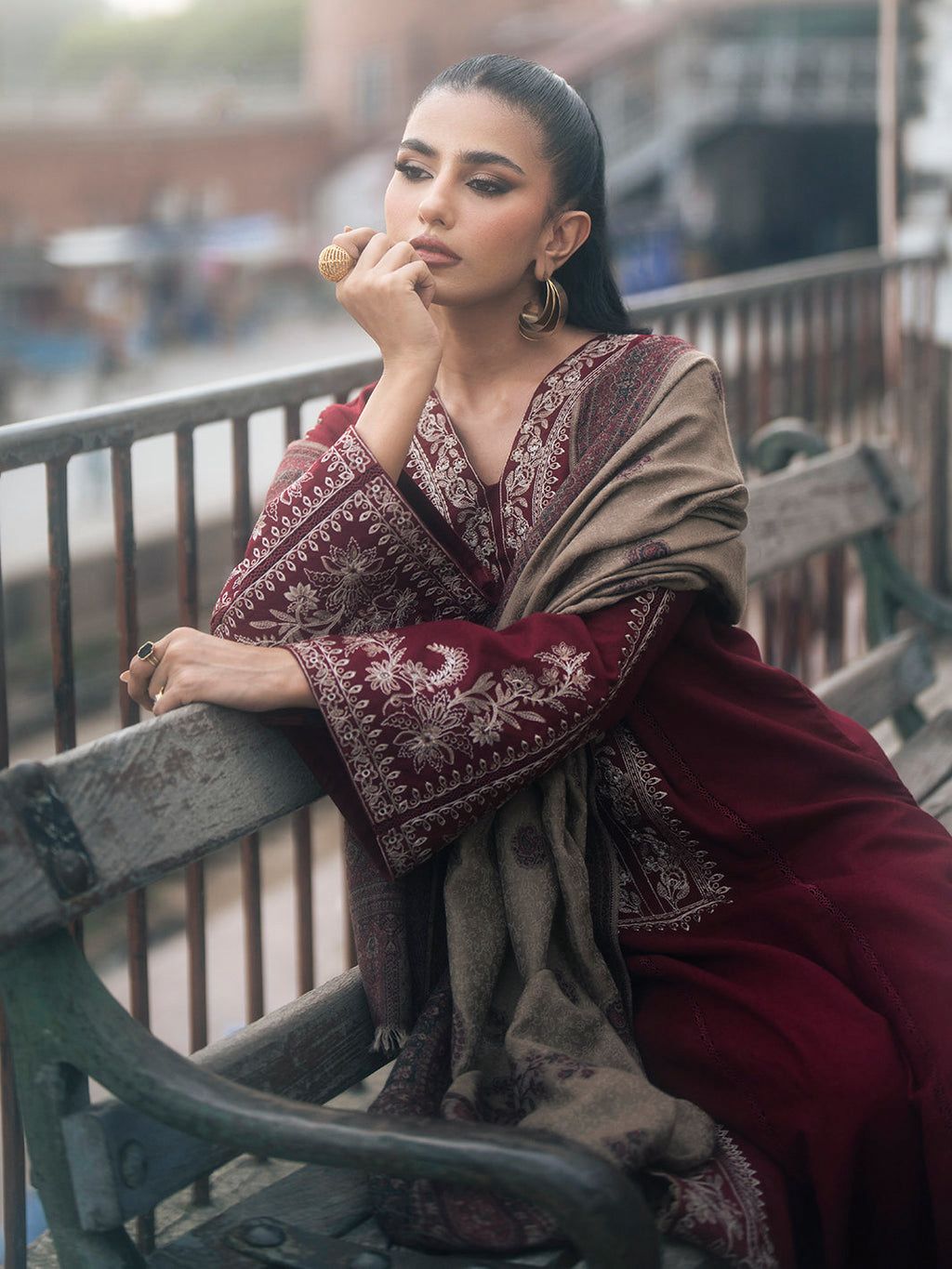 IZEL - MOST HIT EMB DHANAK 3PC UNSTITCHED COLLECTION