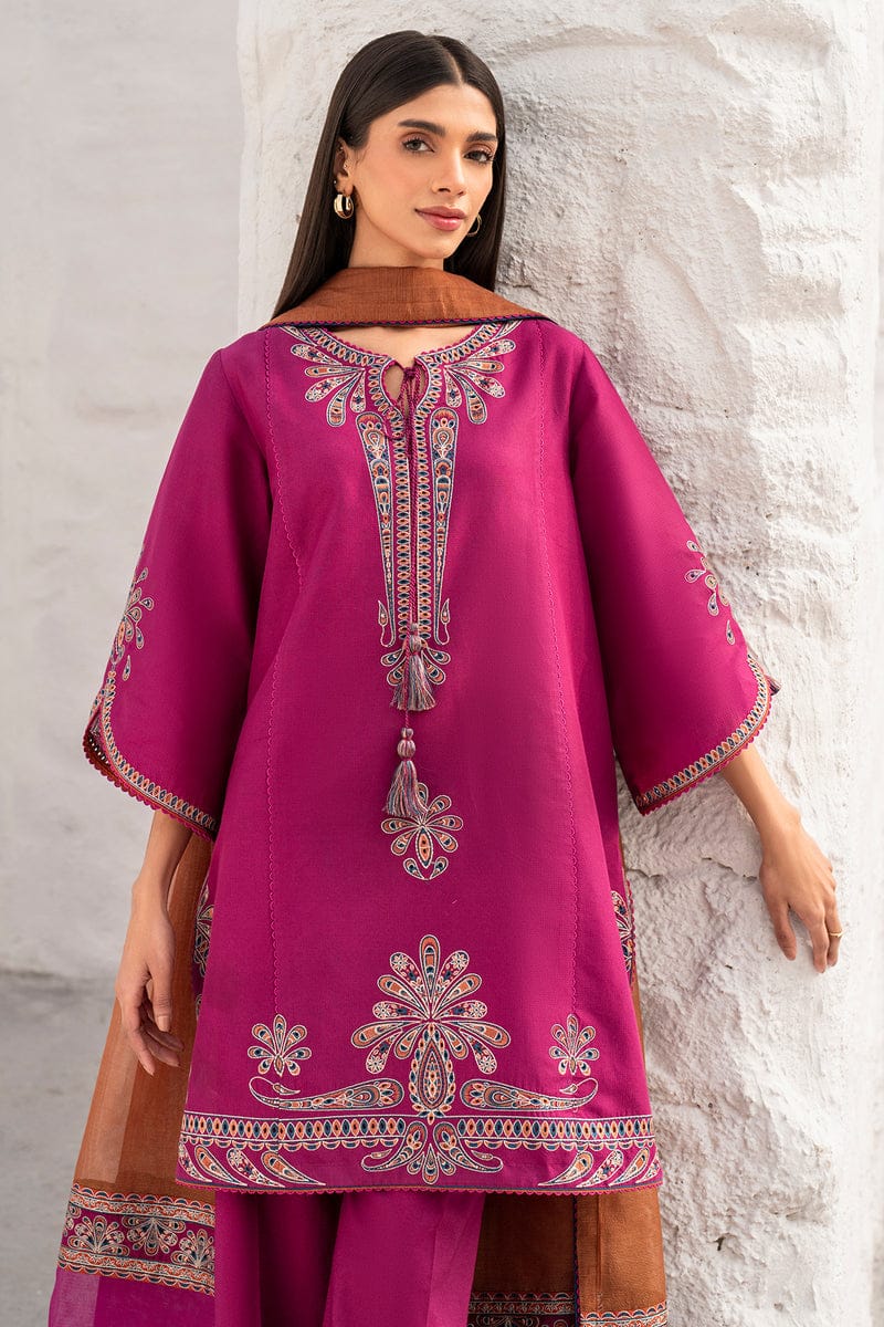 JAZMIN - MOST HIT EMB DHANAK 3PC UNSTITCHED COLLECTION
