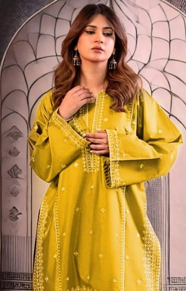 ARGE - MOST HIT EMB DHANAK 3PC UNSTITCHED COLLECTION