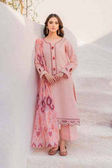 ZIVA BRAND - MOST HIT EMB DHANAK 3PC UNSTITCH COLLECTION