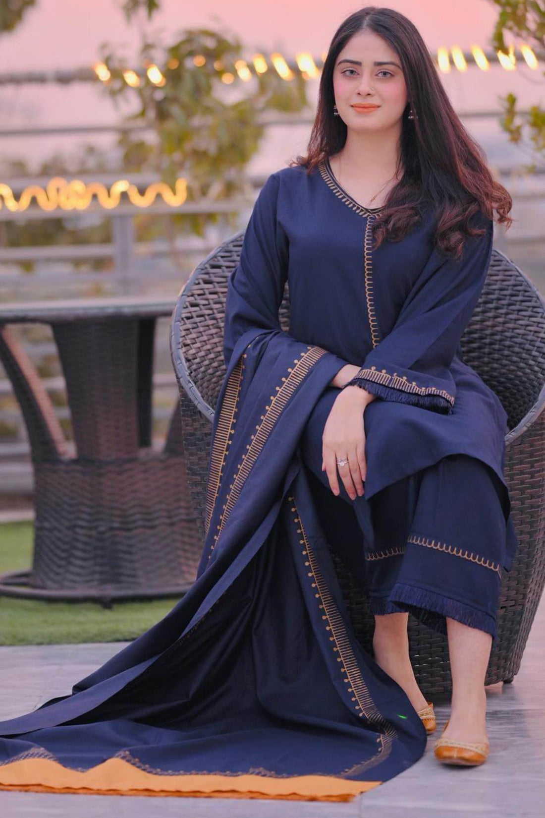 DYOT - MOST HIT EMB DHANAK 3PC UNSTITCHED COLLECTION