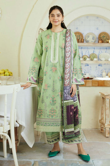 DUR E FISHAN - BEST QUALITY DHANAK EMB 3PC UNSTITCHED COLLECTION
