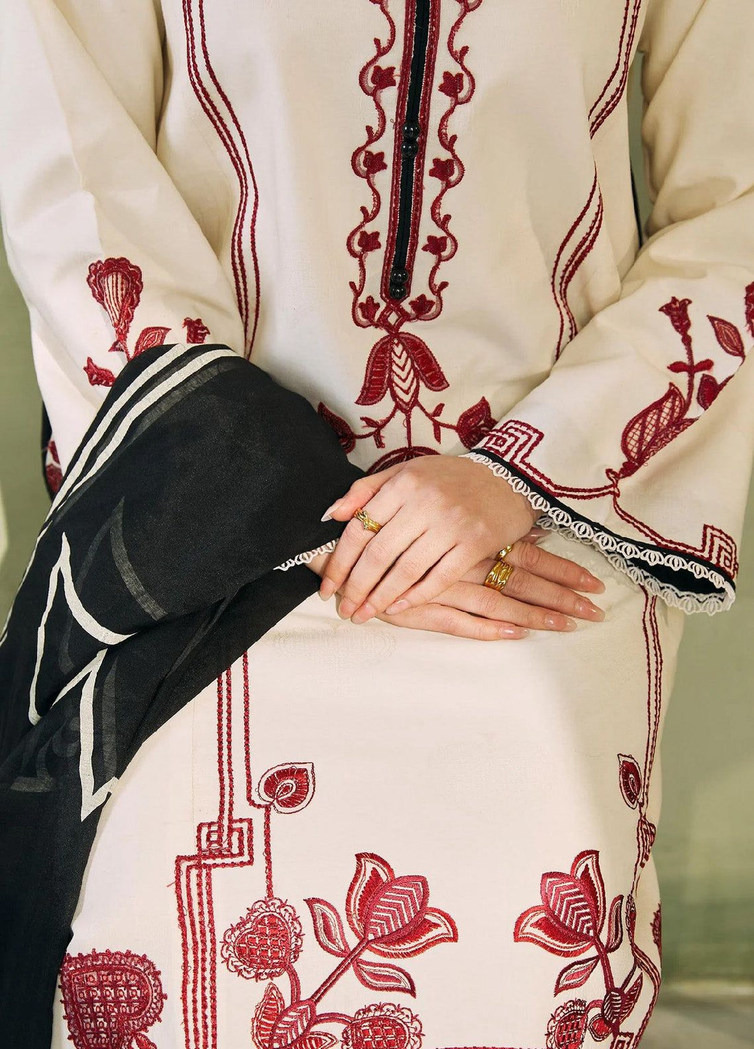 COCO - MOST HIT EMB DHANAK 3PC UNSTITCHED COLLECTION