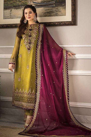 ASIM JOFA - MOST HIT 3PC CHIFFON PARTY WEAR UNSTITCHED COLLECTION
