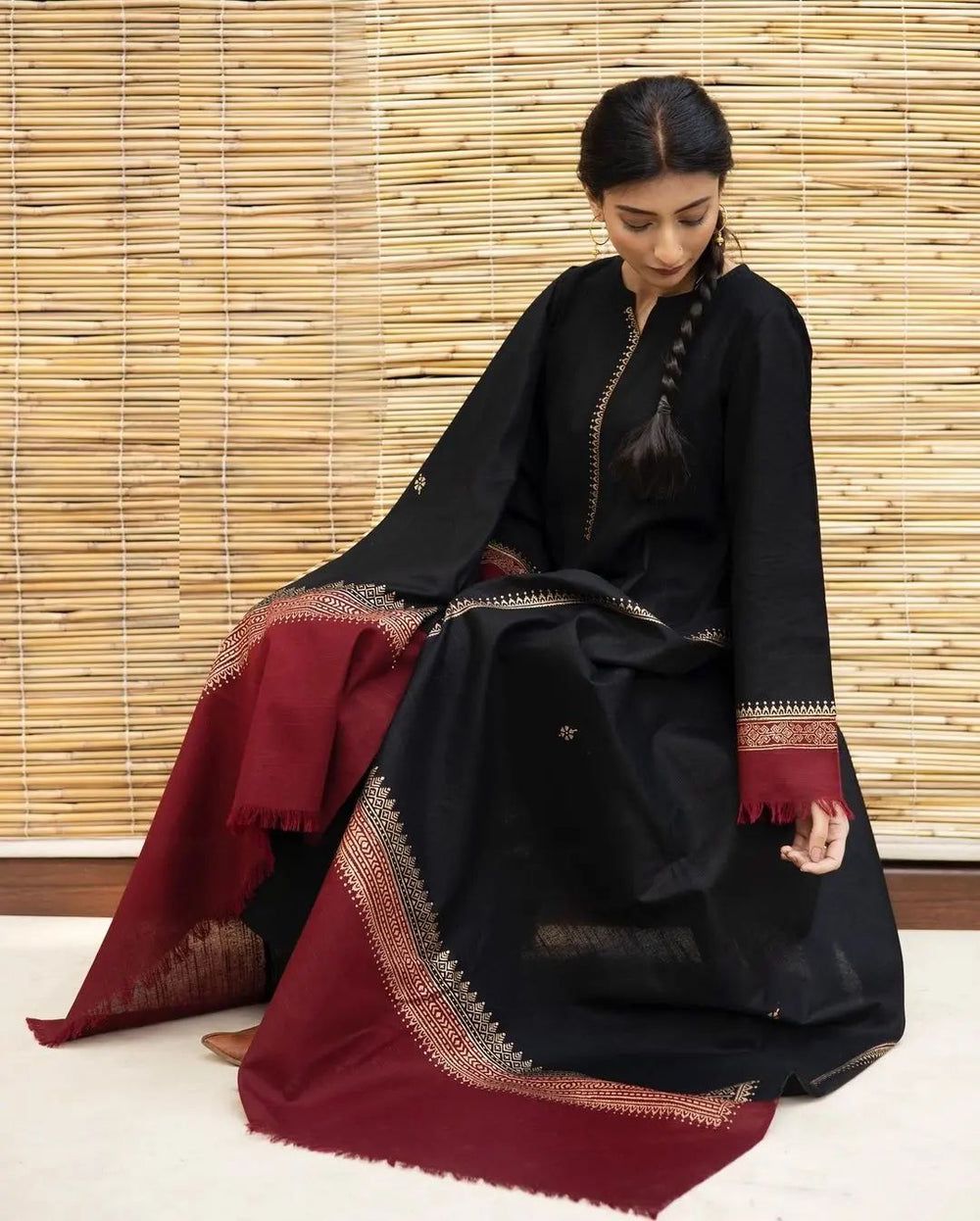 DYOT - MOST HIT EMB DHANAK 3PC UNSTITCHED COLLECTION