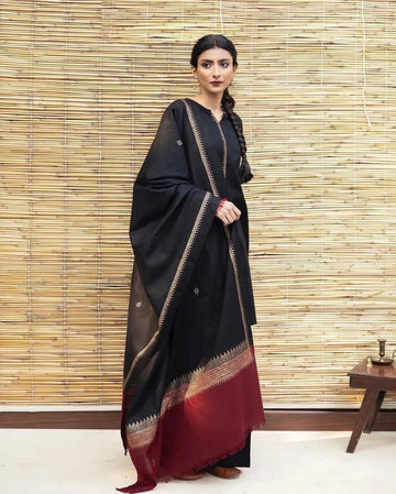 DYOT - MOST HIT EMB DHANAK 3PC UNSTITCHED COLLECTION